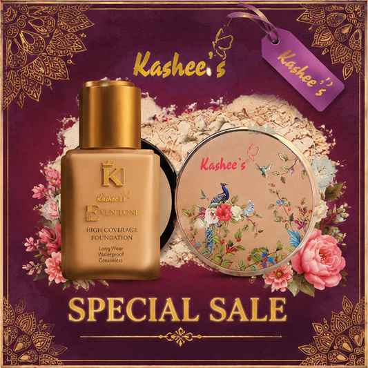 Kashee's™ Deal Foundation + Compact Powder For All Skin Type